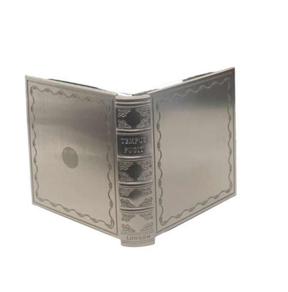 Silver-tone Plated Photo Frame Clock