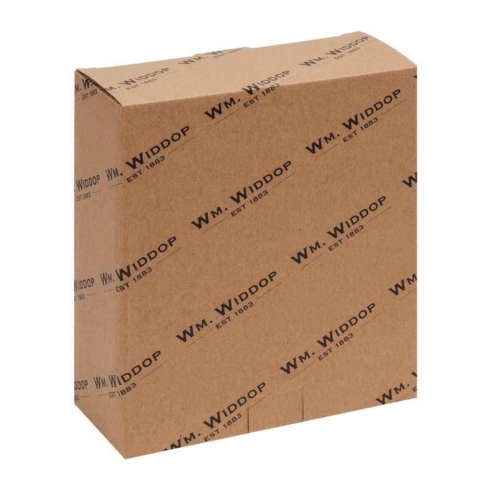 Wm.Widdop Black and Glass Mantel Clock