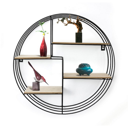 Contemporary Round Wall Shelf