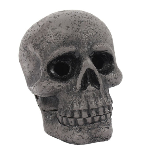 Grey Skull Incense Holder