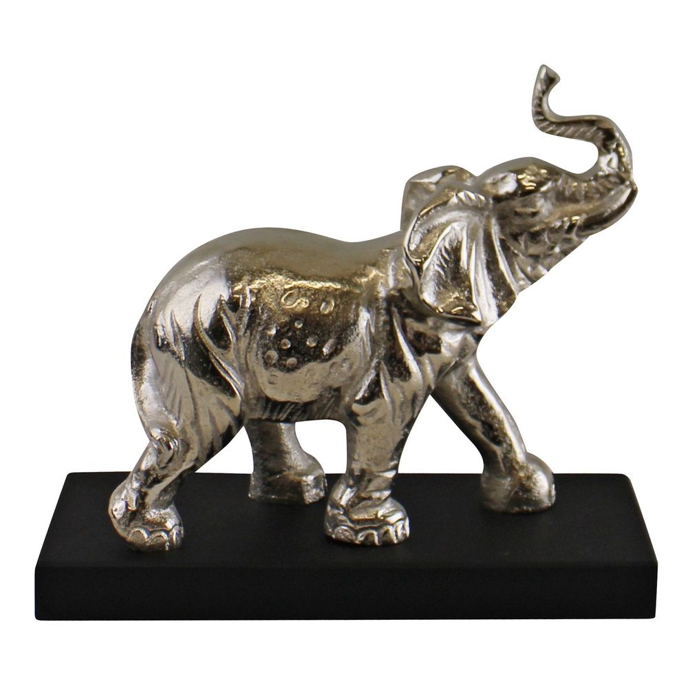 Silver Elephant Ornament