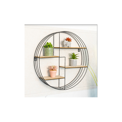 Contemporary Round Wall Shelf