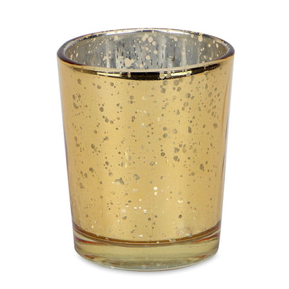 Speckled Gold Tea Light Holders - Set of 12