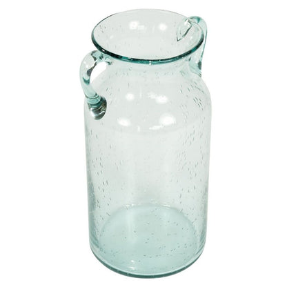 Glass Flower Vase with Handles