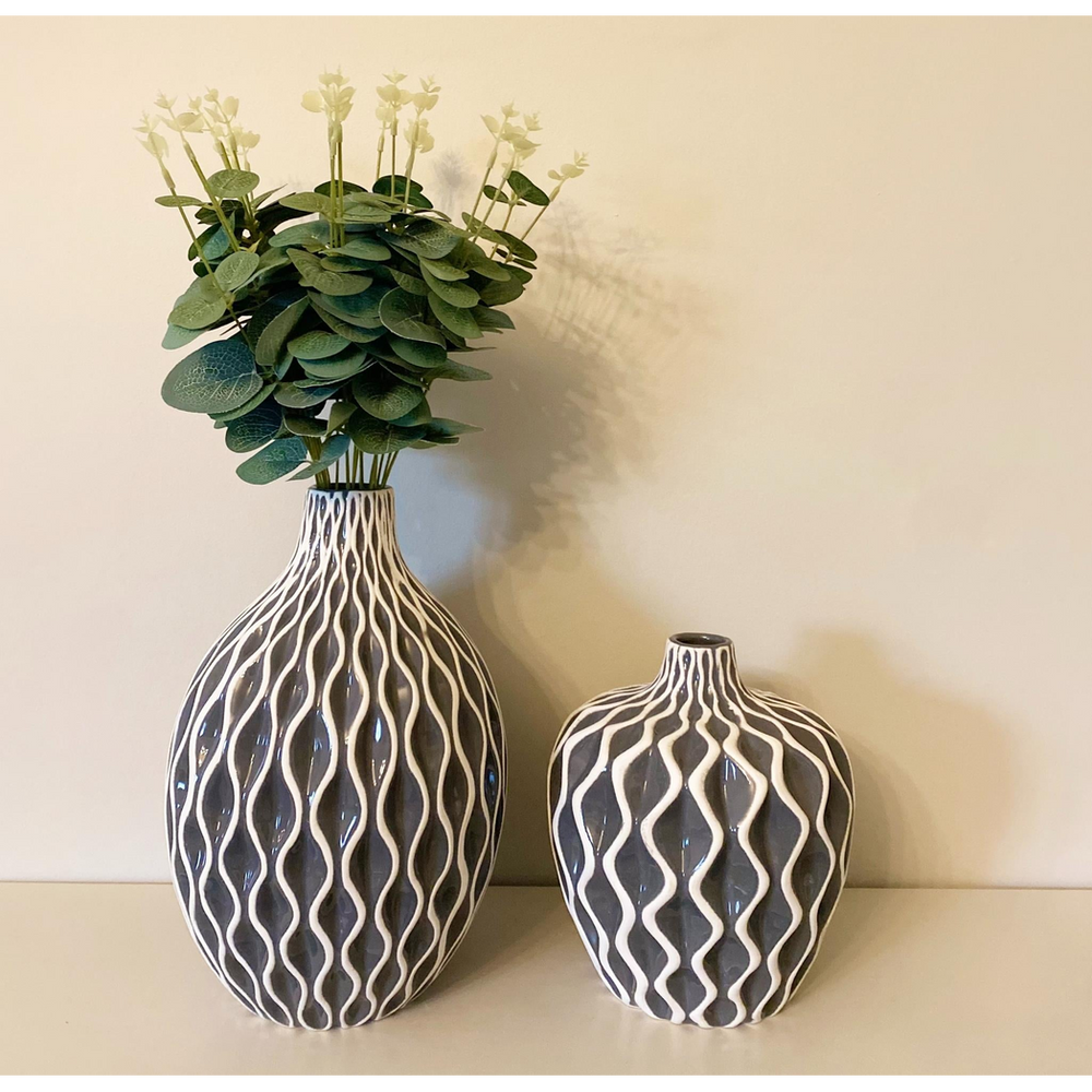 Grey Serenity Small Vase