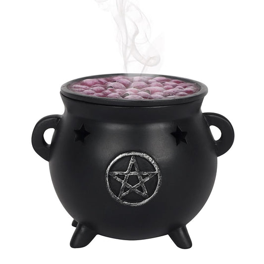 Pentagram Cauldron Incense Holder